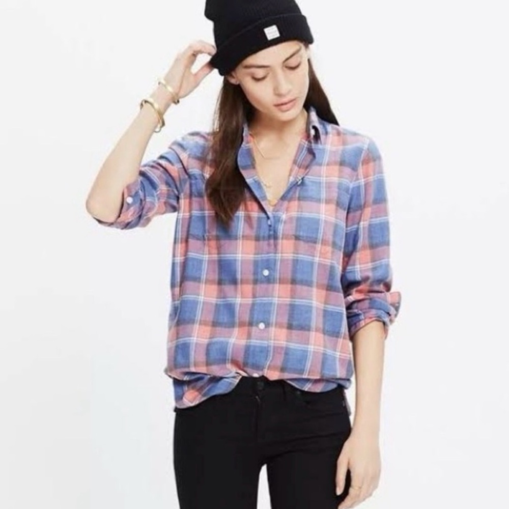 Madewell Rivet and Thread Button Down Flannel - image 1